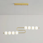 Linea Contemporary Brass Pendant Lamp - Lamp Outdoor