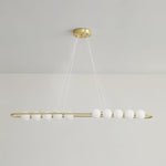 Linea Contemporary Brass Pendant Lamp - Lamp Outdoor