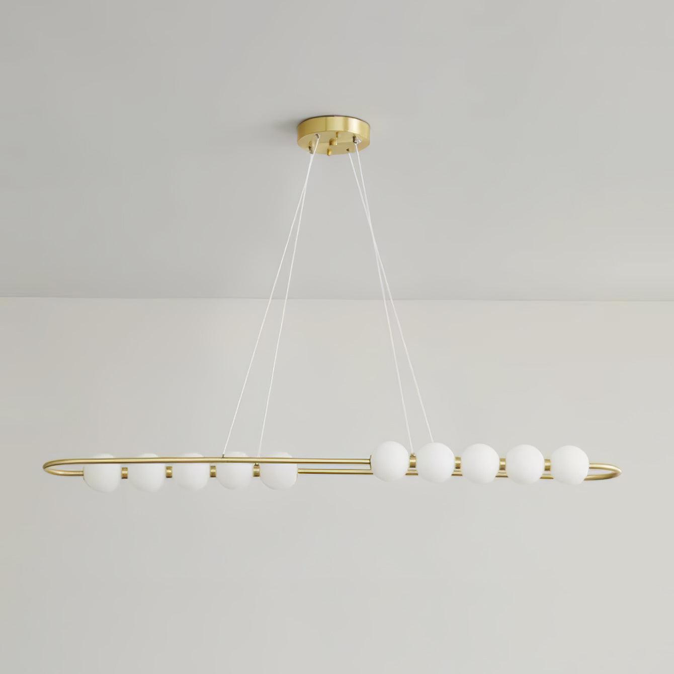 Linea Contemporary Brass Pendant Lamp - Lamp Outdoor
