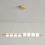 Linea Contemporary Brass Pendant Lamp - Lamp Outdoor