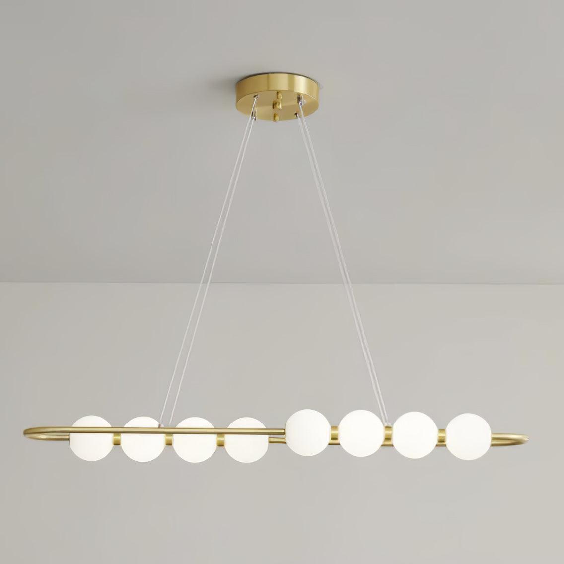 Linea Contemporary Brass Pendant Lamp - Lamp Outdoor