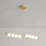 Linea Contemporary Brass Pendant Lamp - Lamp Outdoor