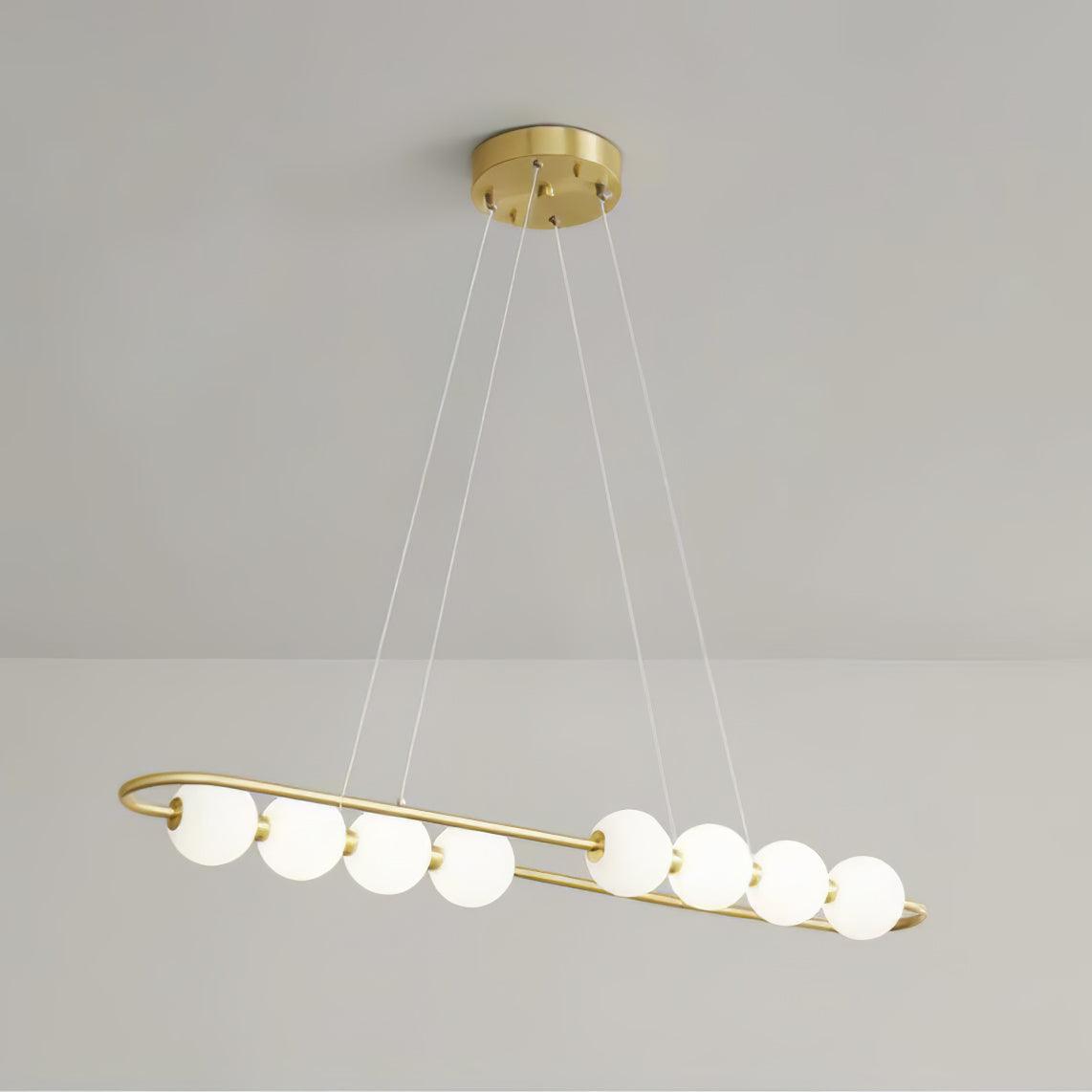 Linea Contemporary Brass Pendant Lamp - Lamp Outdoor