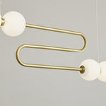 Linea Contemporary Brass Pendant Lamp - Lamp Outdoor