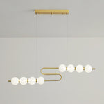 Linea Contemporary Brass Pendant Lamp - Lamp Outdoor