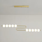 Linea Contemporary Brass Pendant Lamp - Lamp Outdoor