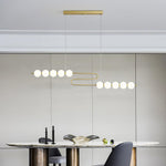 Linea Contemporary Brass Pendant Lamp - Lamp Outdoor