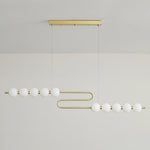Linea Contemporary Brass Pendant Lamp - Lamp Outdoor