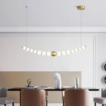 Linea Contemporary Brass Pendant Lamp - Lamp Outdoor