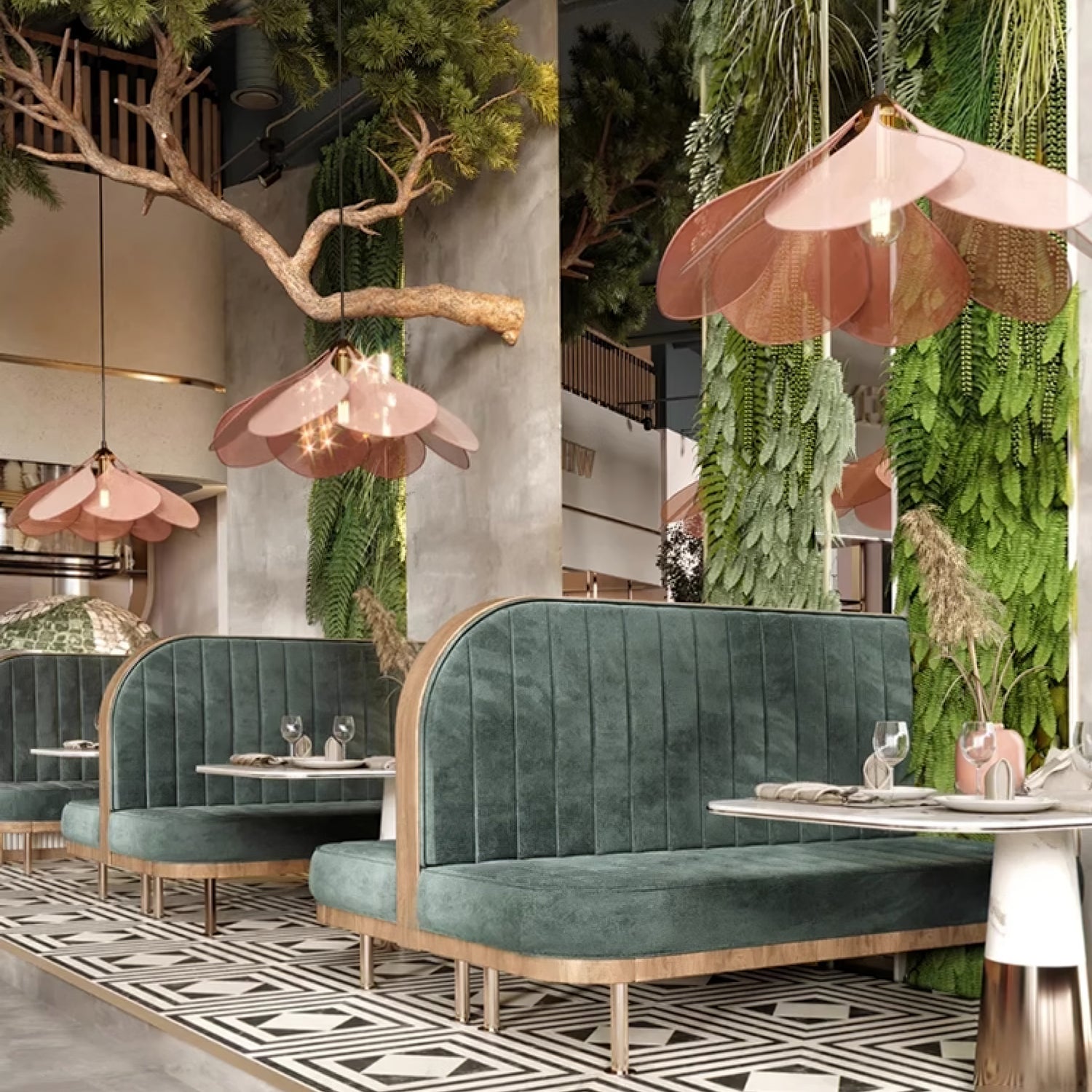 Precieuse Petals Pendant Lamp - Lamp Outdoor