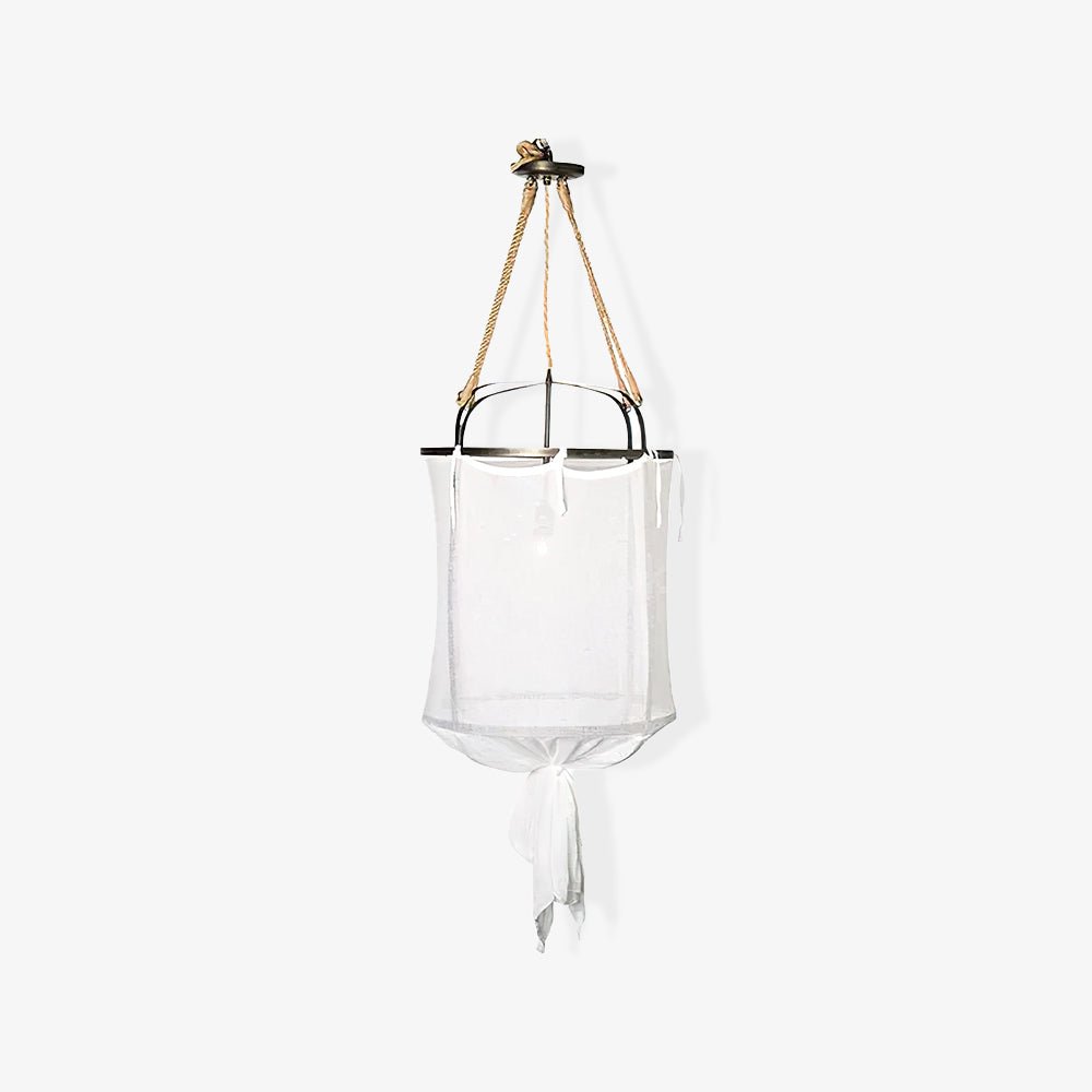 Provence Linen Pendant Light - Lamp Outdoor