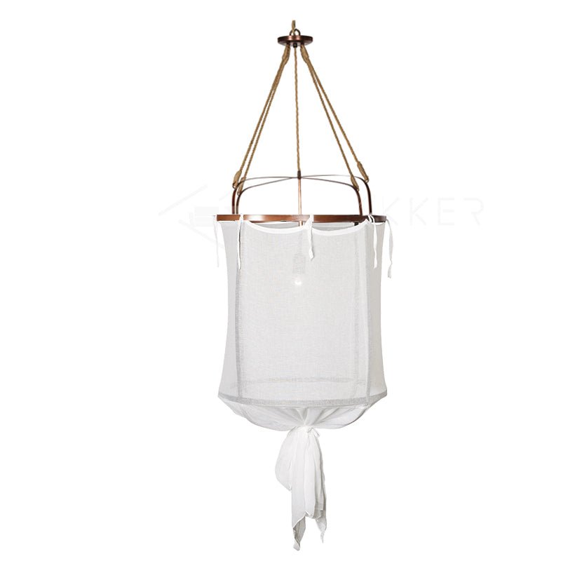 Provence Linen Pendant Light - Lamp Outdoor