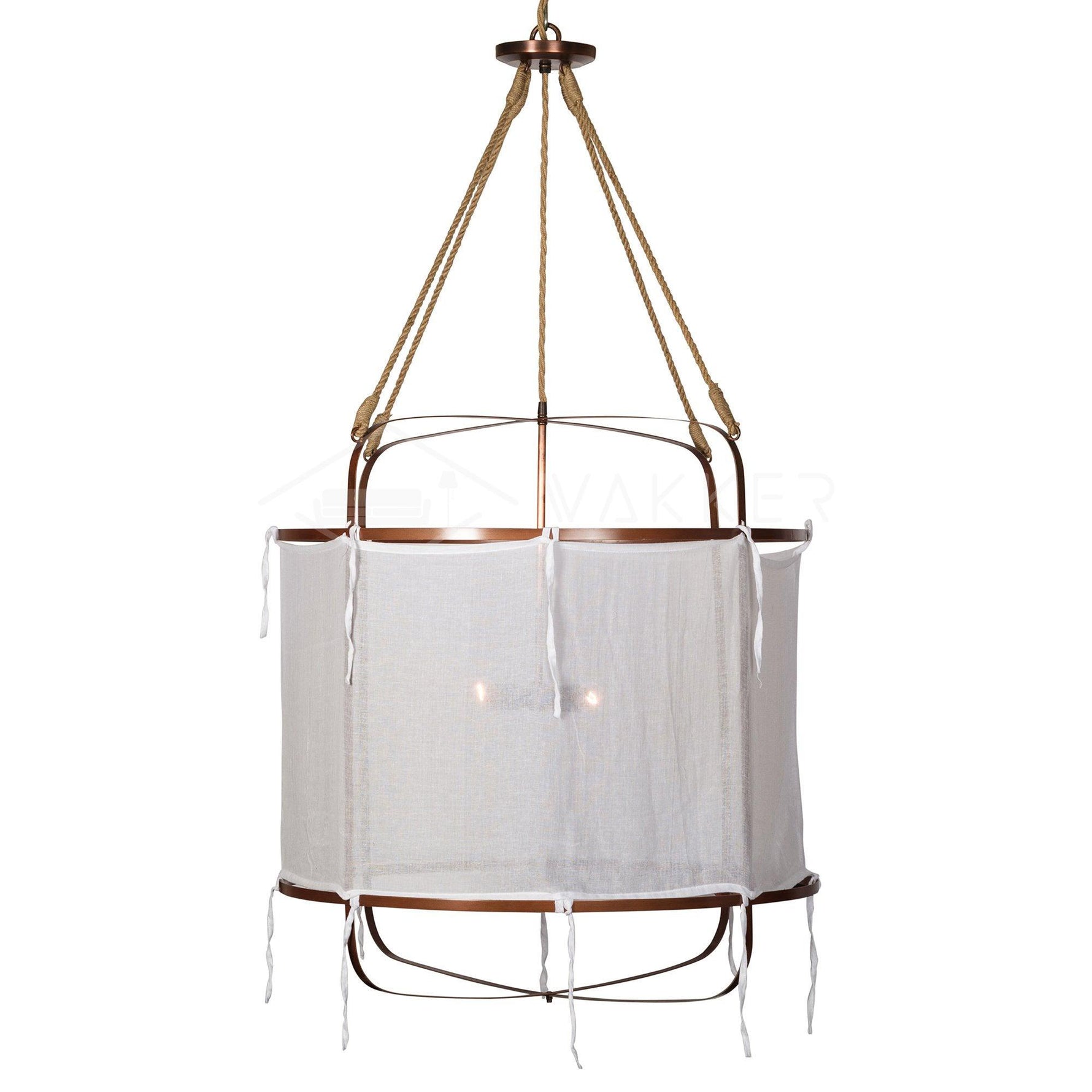 Provence Linen Pendant Light - Lamp Outdoor