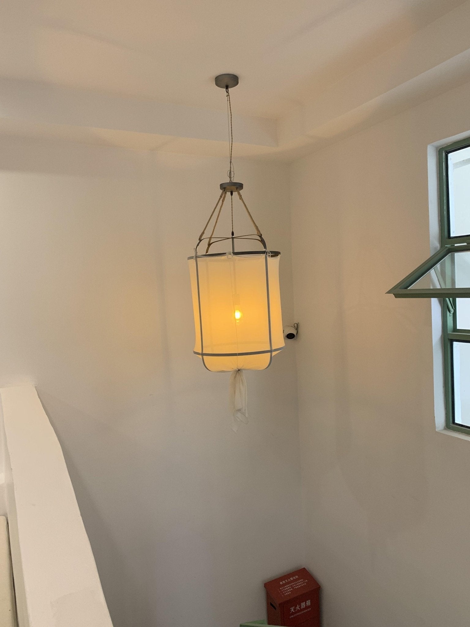 Provence Linen Pendant Light - Lamp Outdoor