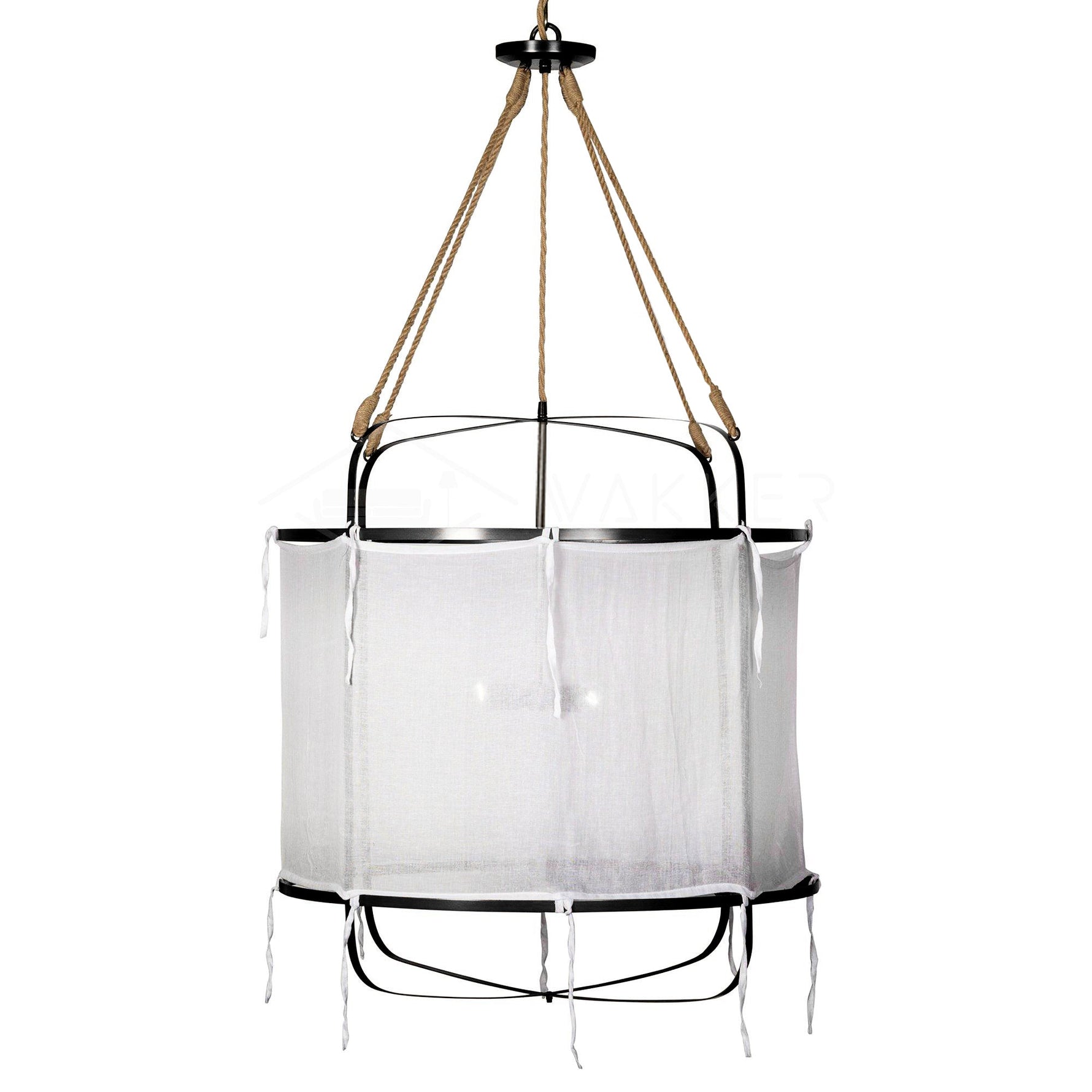 Provence Linen Pendant Light - Lamp Outdoor