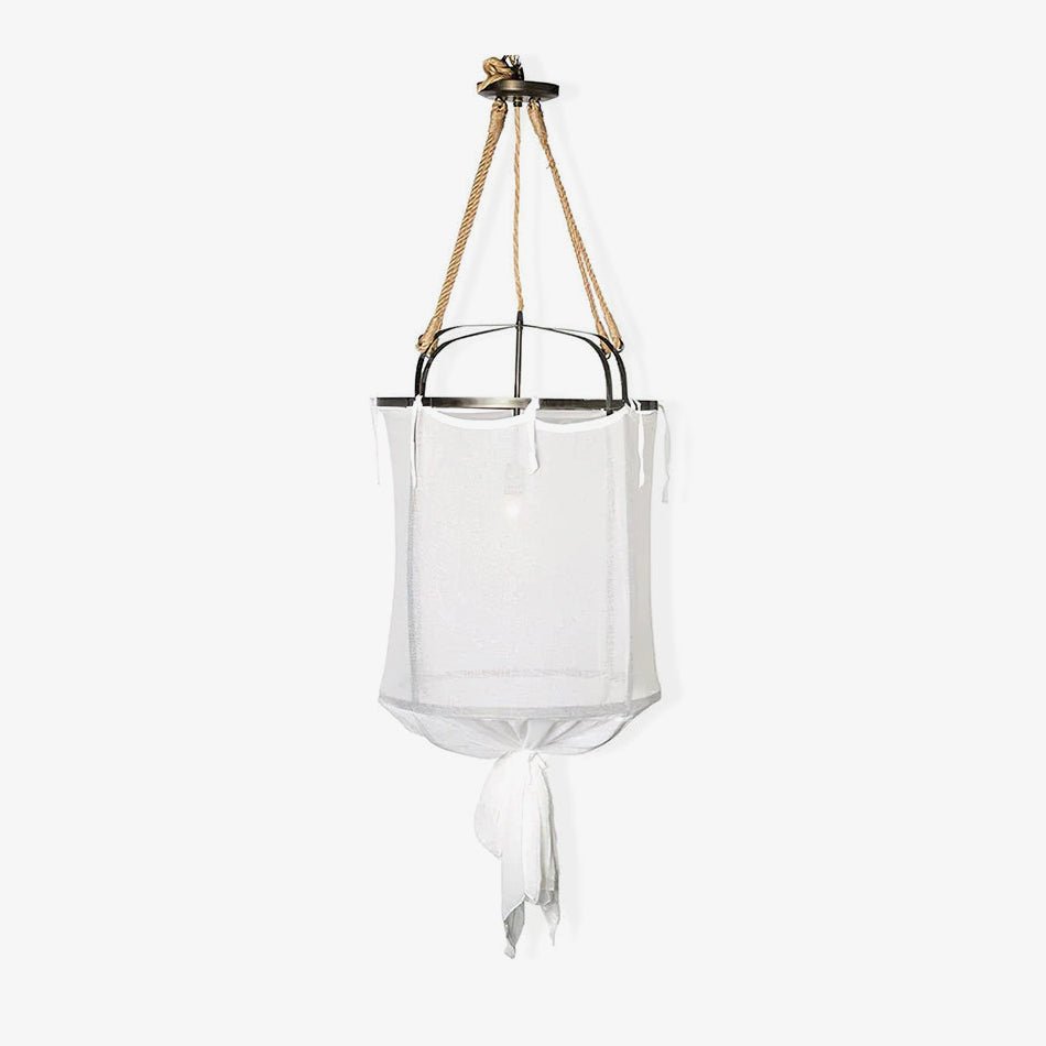 Provence Linen Pendant Light - Lamp Outdoor