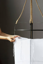 Provence Linen Pendant Light - Lamp Outdoor