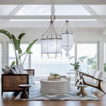 Provence Linen Pendant Light - Lamp Outdoor
