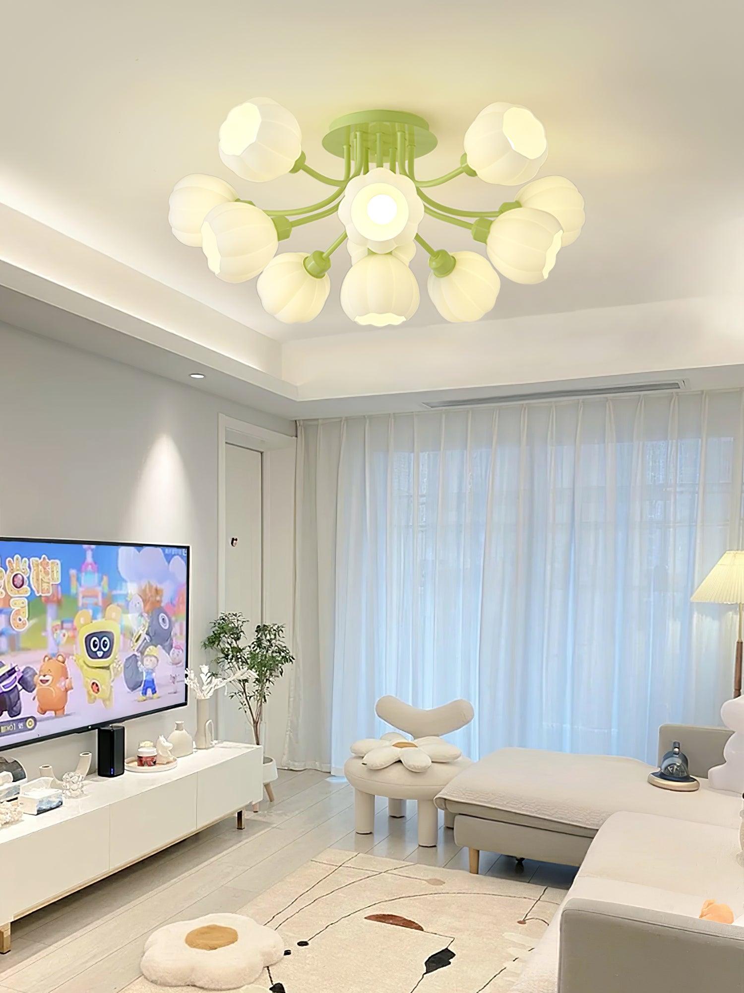 Pumpkin Matcha Ceiling Lamp - Lamp Outdoor