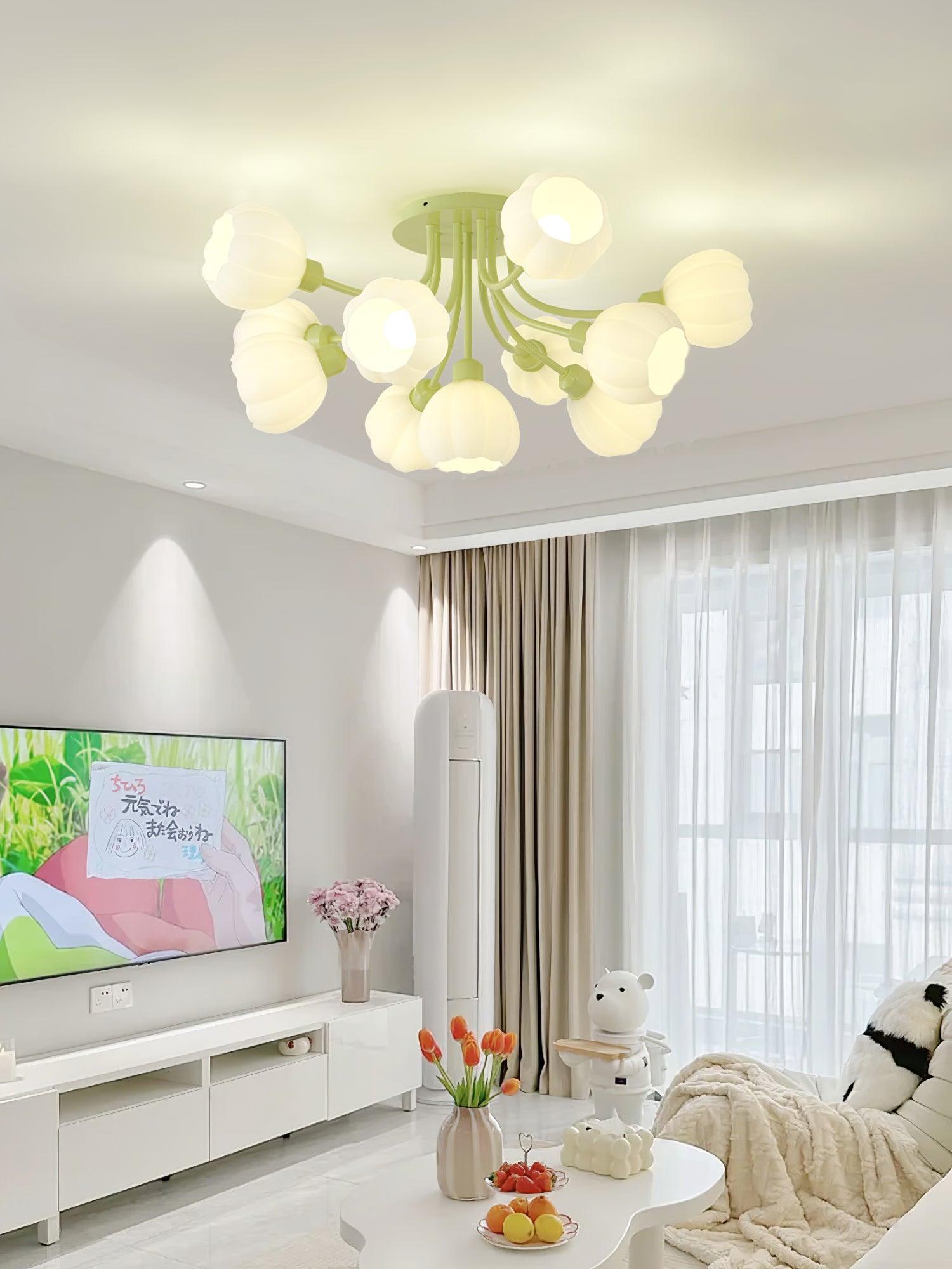 Pumpkin Matcha Ceiling Lamp - Lamp Outdoor