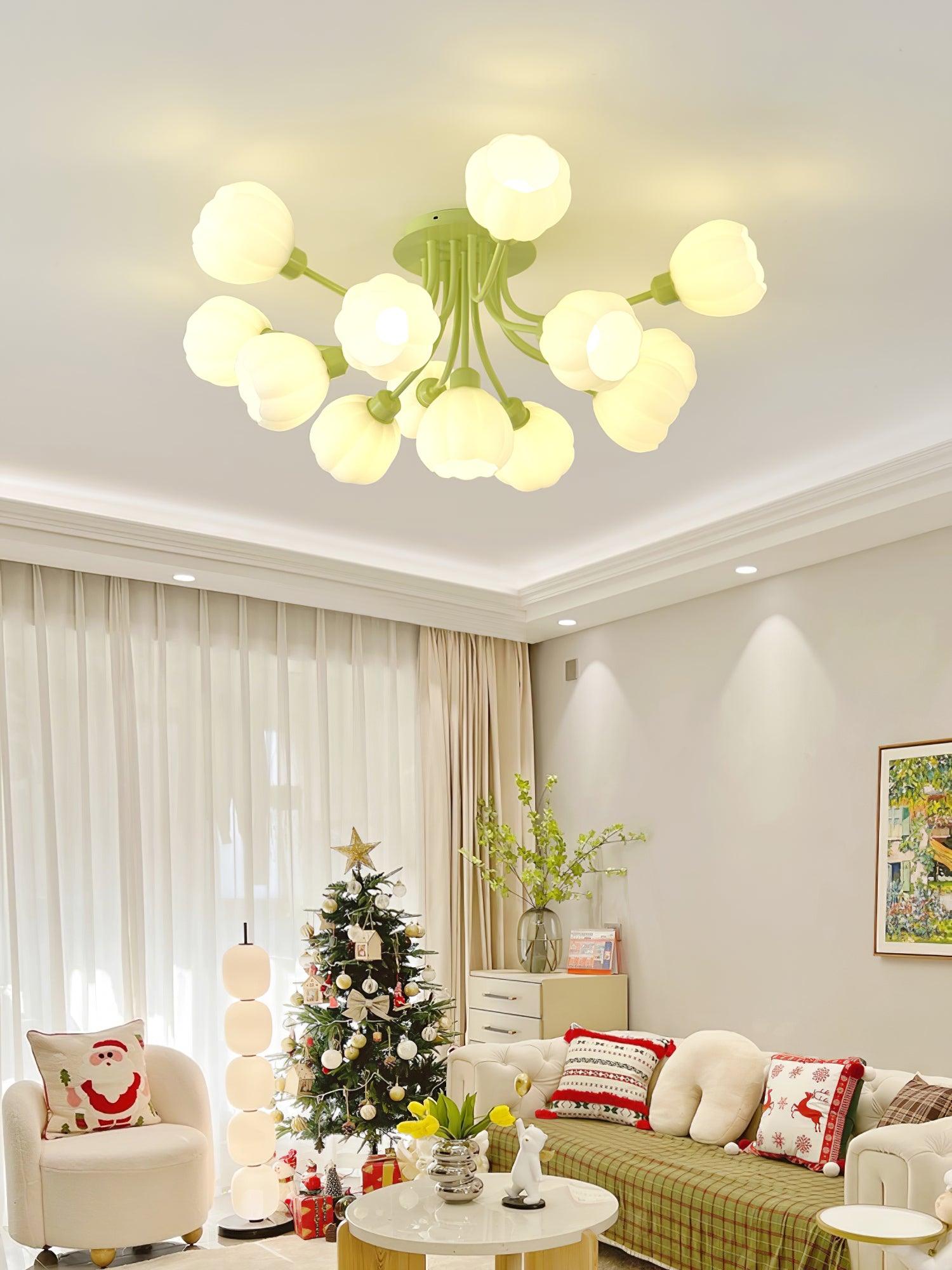 Pumpkin Matcha Ceiling Lamp - Lamp Outdoor