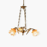 Putti Statuettes Brass Suspension - Lamp Outdoor
