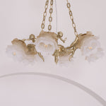 Putti Statuettes Brass Suspension - Lamp Outdoor
