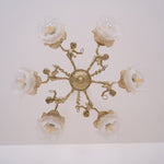Putti Statuettes Brass Suspension - Lamp Outdoor