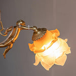 Putti Statuettes Brass Suspension - Lamp Outdoor