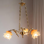 Putti Statuettes Brass Suspension - Lamp Outdoor