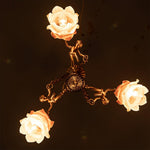 Putti Statuettes Brass Suspension - Lamp Outdoor