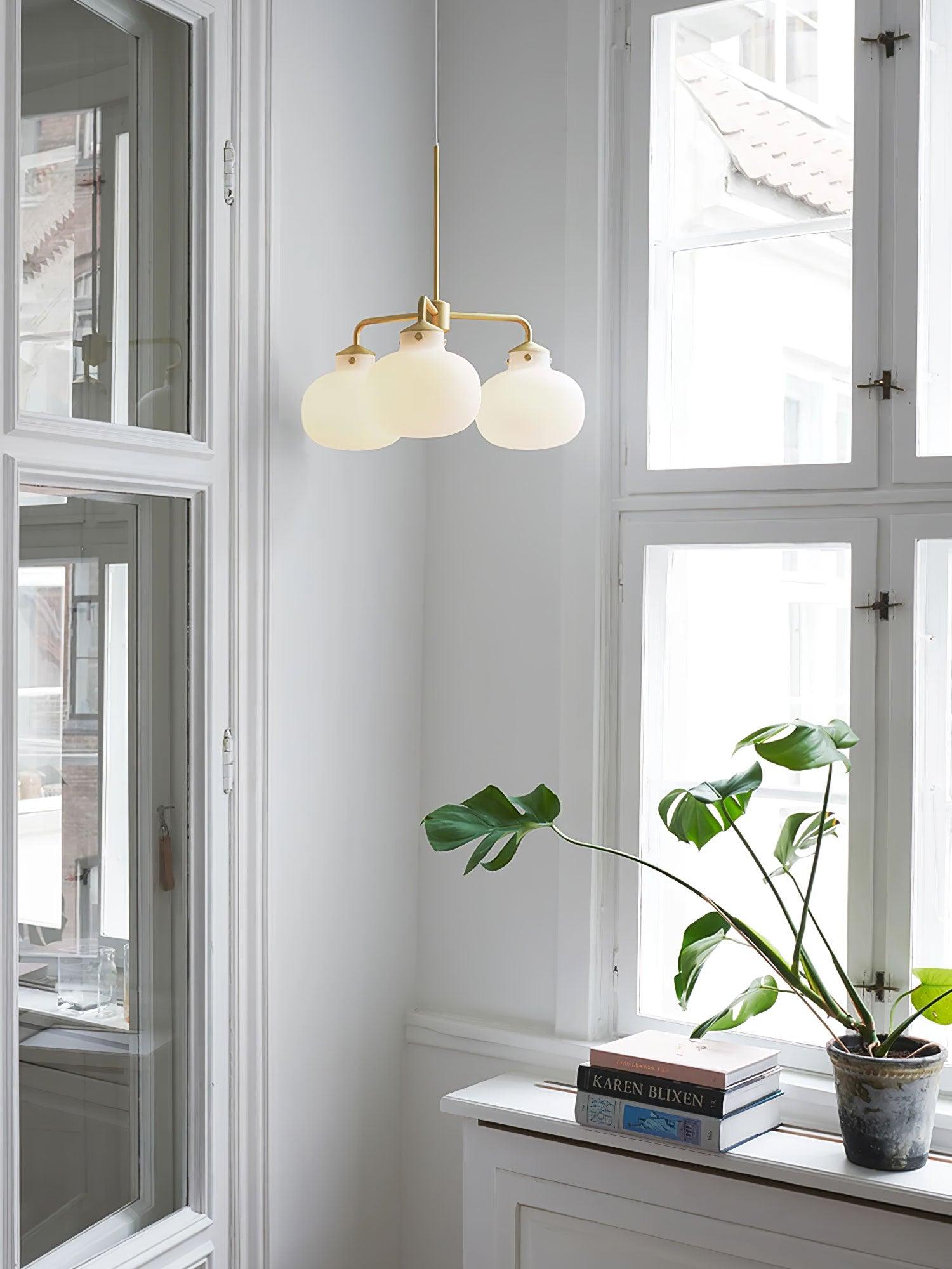 Halo Contemporary Glass Pendant Lamp - Lamp Outdoor