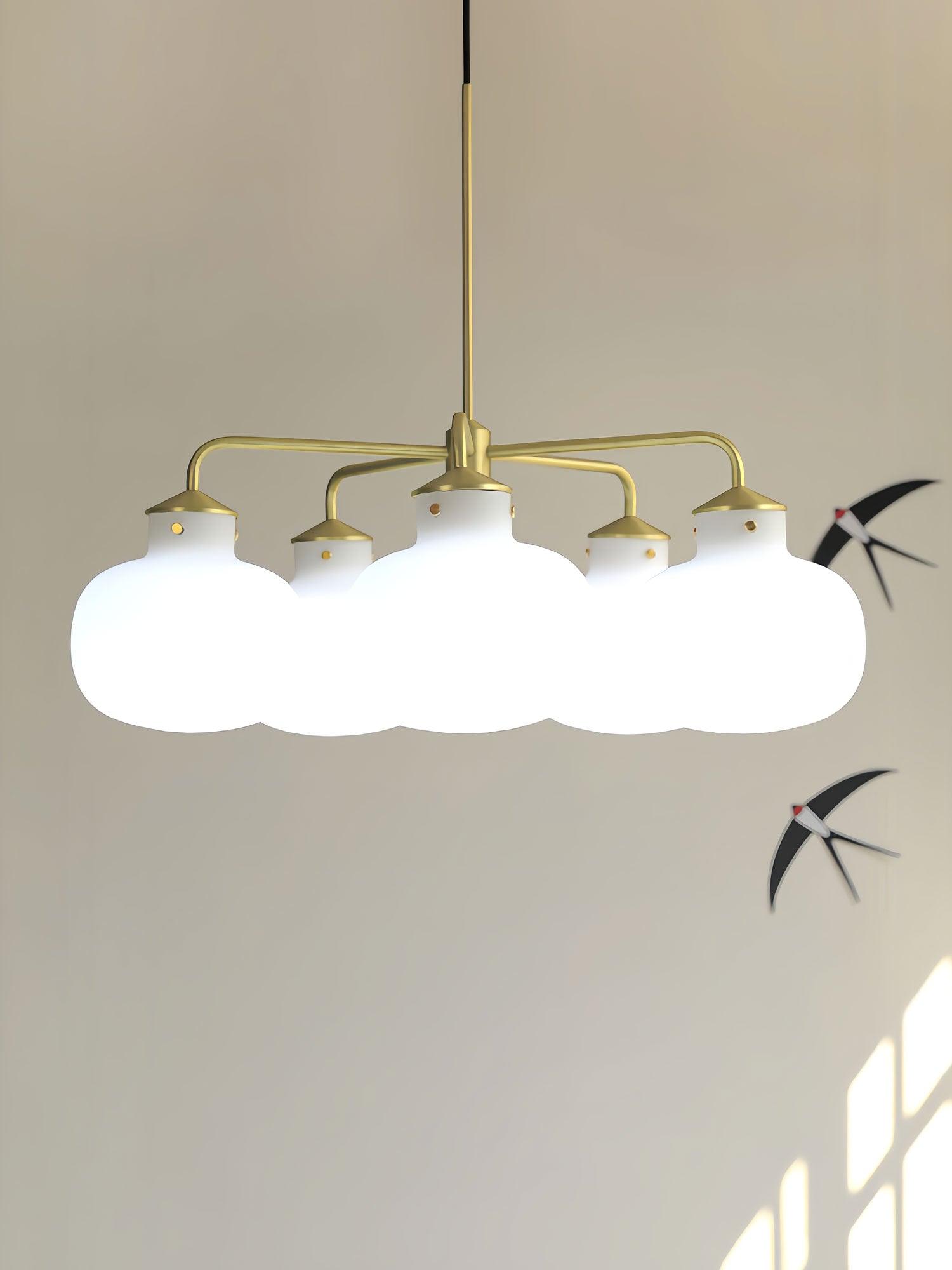 Halo Contemporary Glass Pendant Lamp - Lamp Outdoor