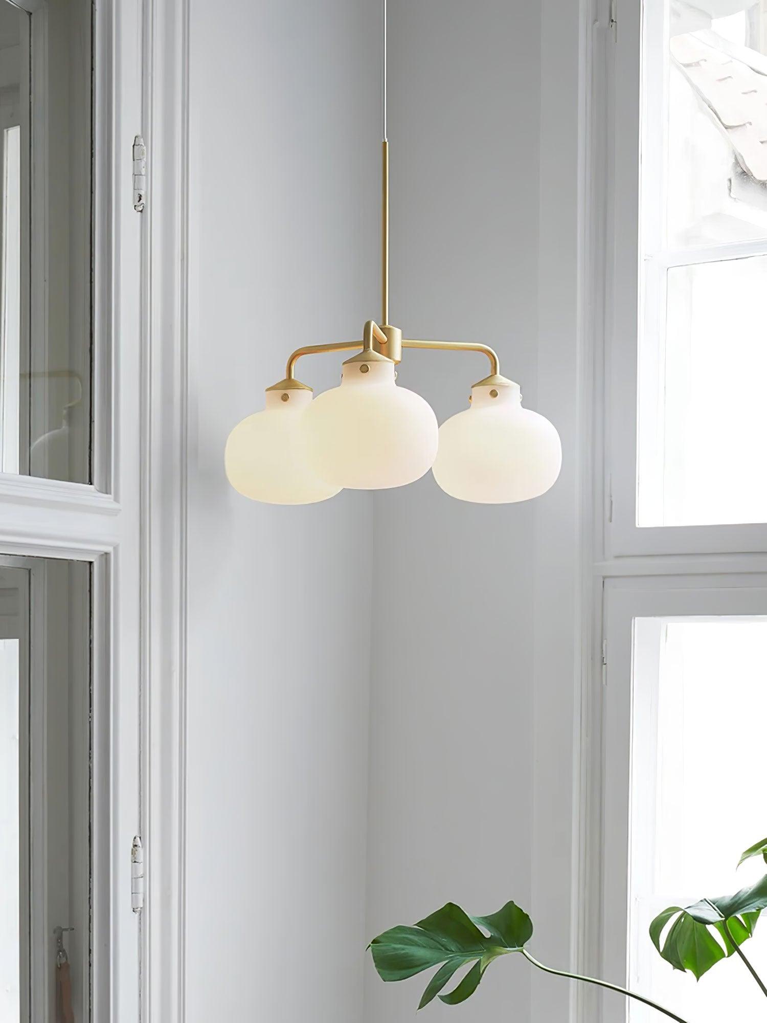 Halo Contemporary Glass Pendant Lamp - Lamp Outdoor