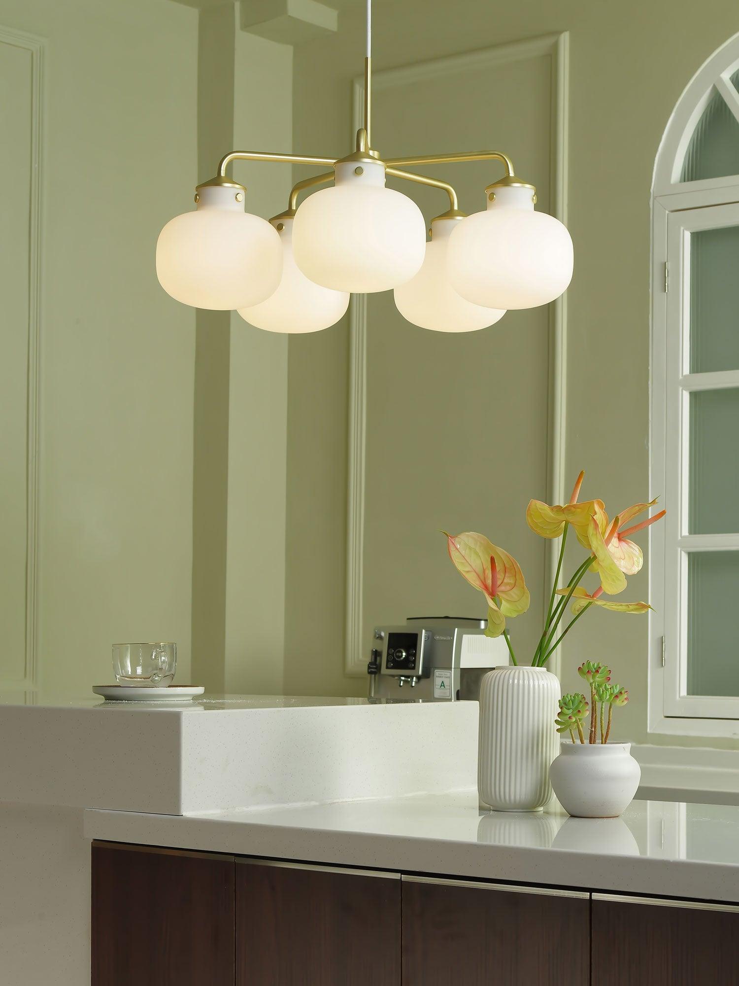 Halo Contemporary Glass Pendant Lamp - Lamp Outdoor
