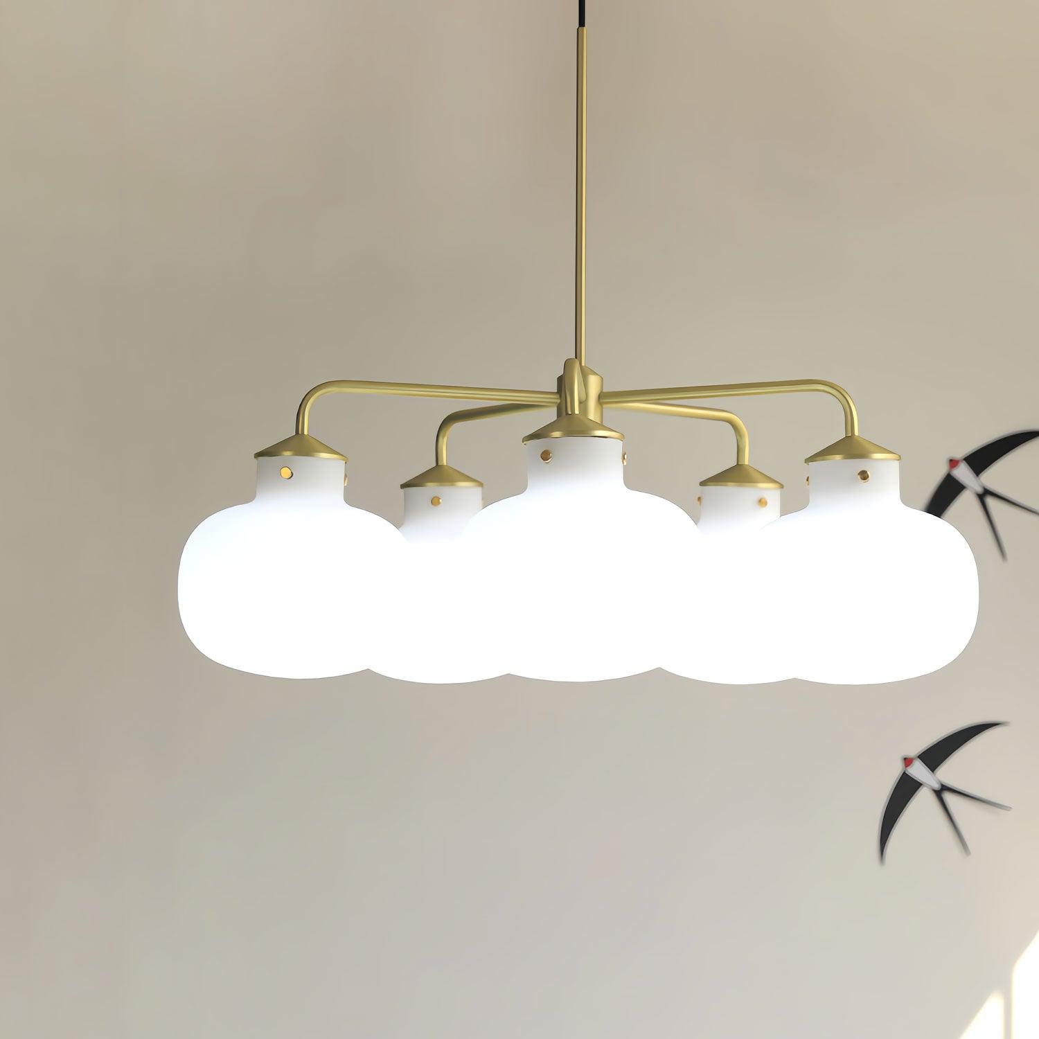 Halo Contemporary Glass Pendant Lamp - Lamp Outdoor
