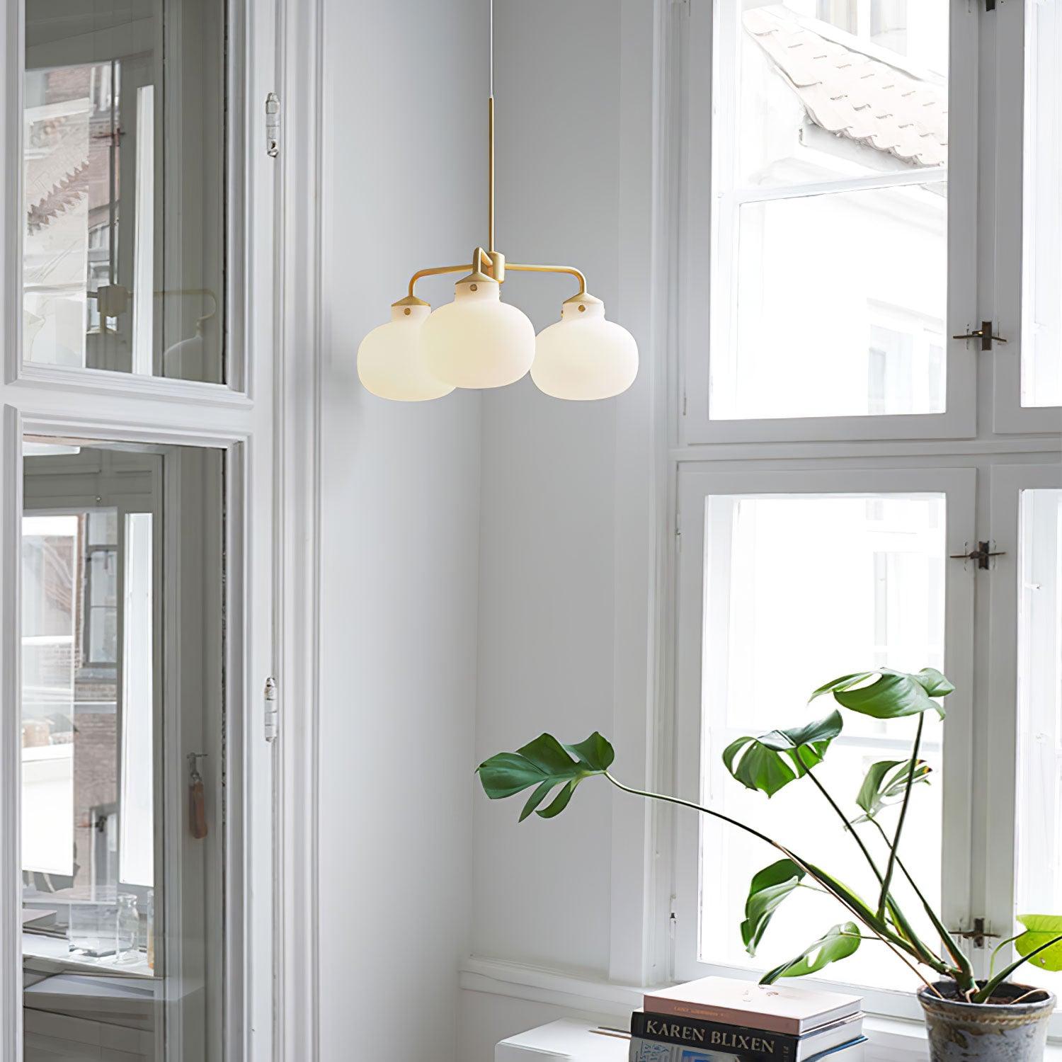 Halo Contemporary Glass Pendant Lamp - Lamp Outdoor