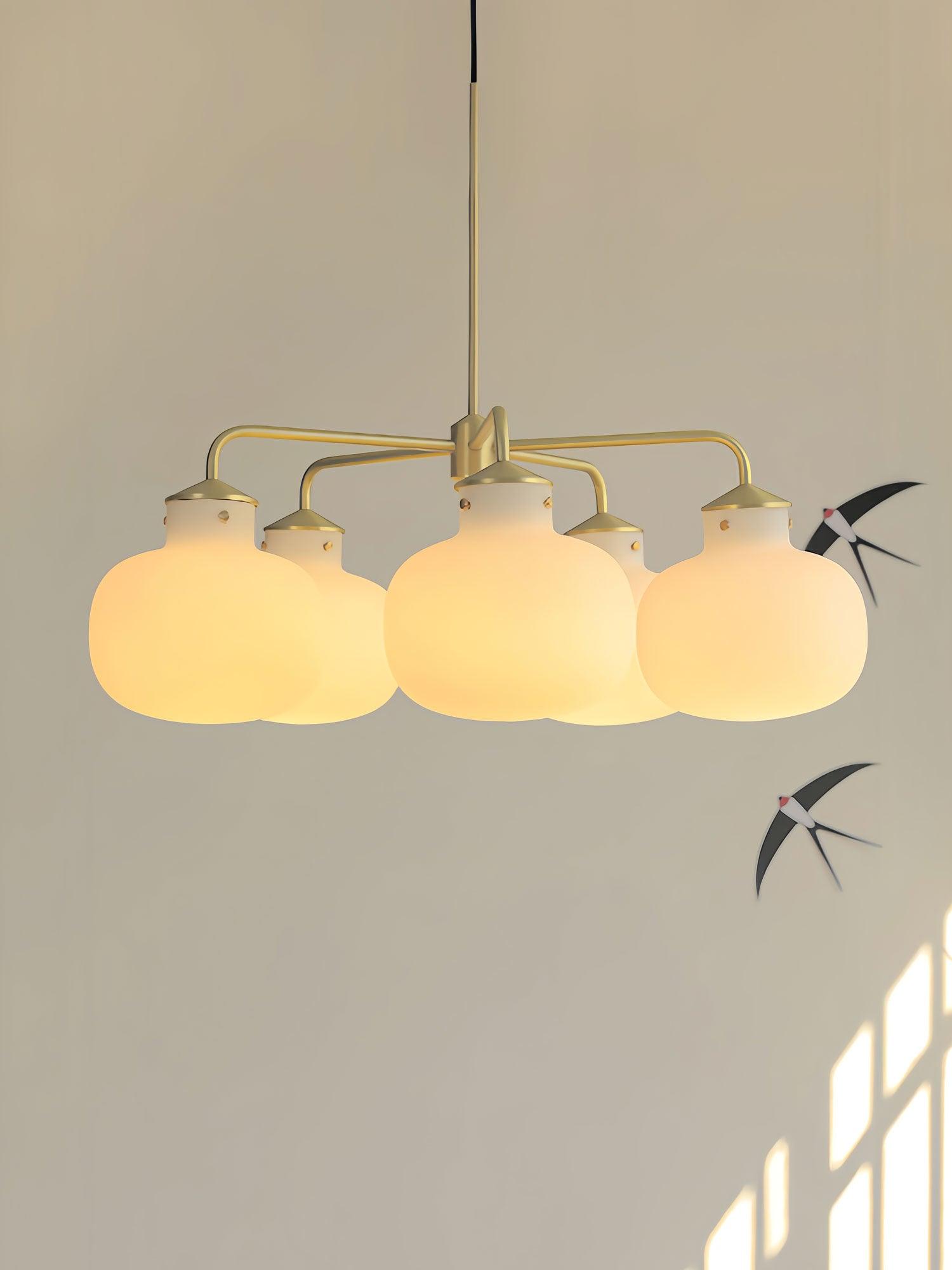 Halo Contemporary Glass Pendant Lamp - Lamp Outdoor