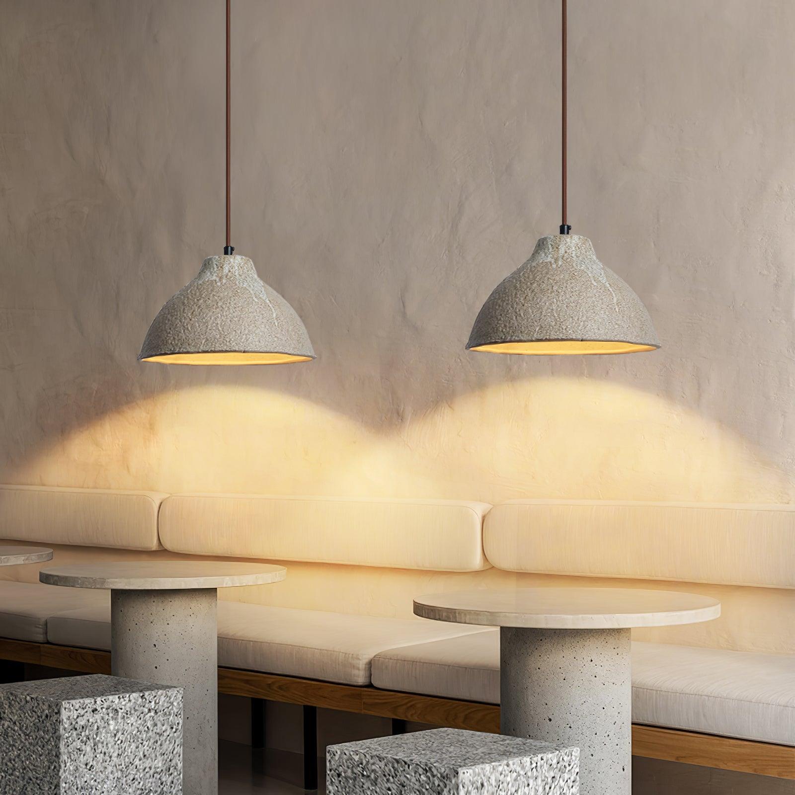 Raku Retro Ceramic Pendant Lamp - Lamp Outdoor