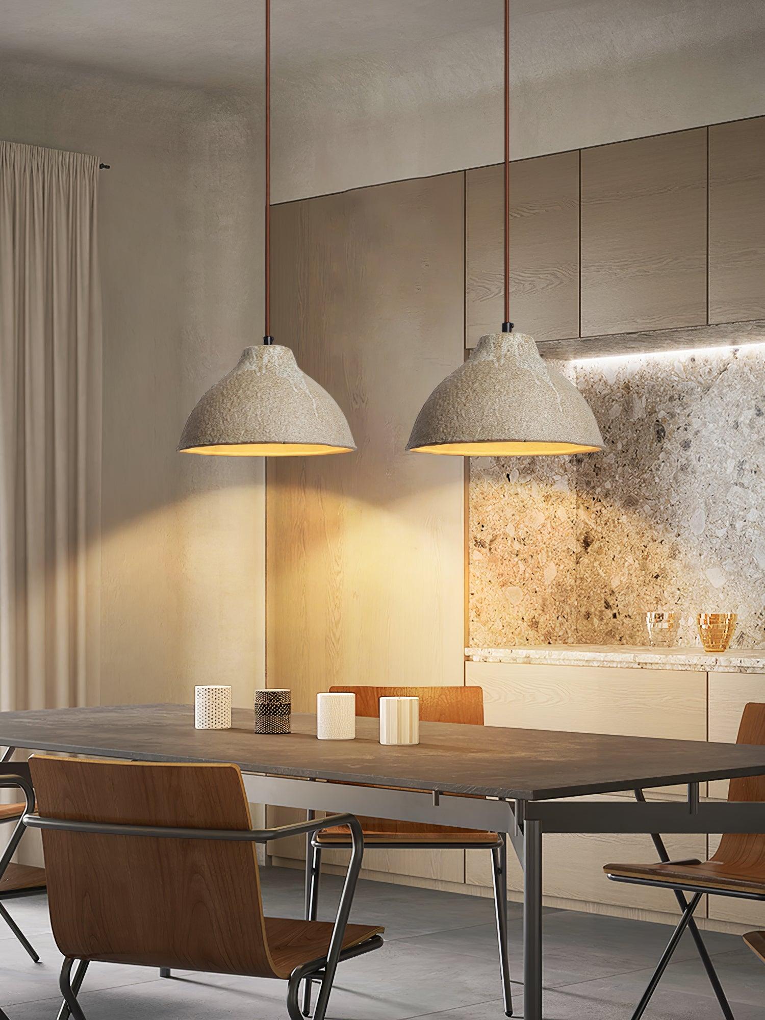 Raku Retro Ceramic Pendant Lamp - Lamp Outdoor