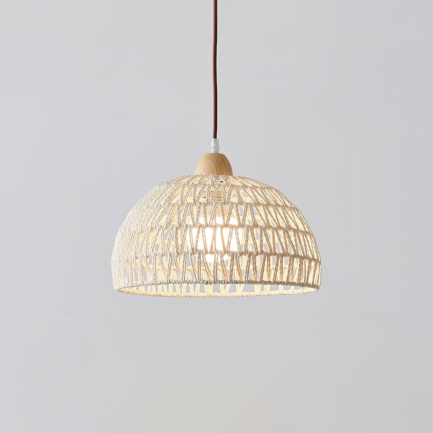 Rattan Arch Pendant Lamp - Lamp Outdoor