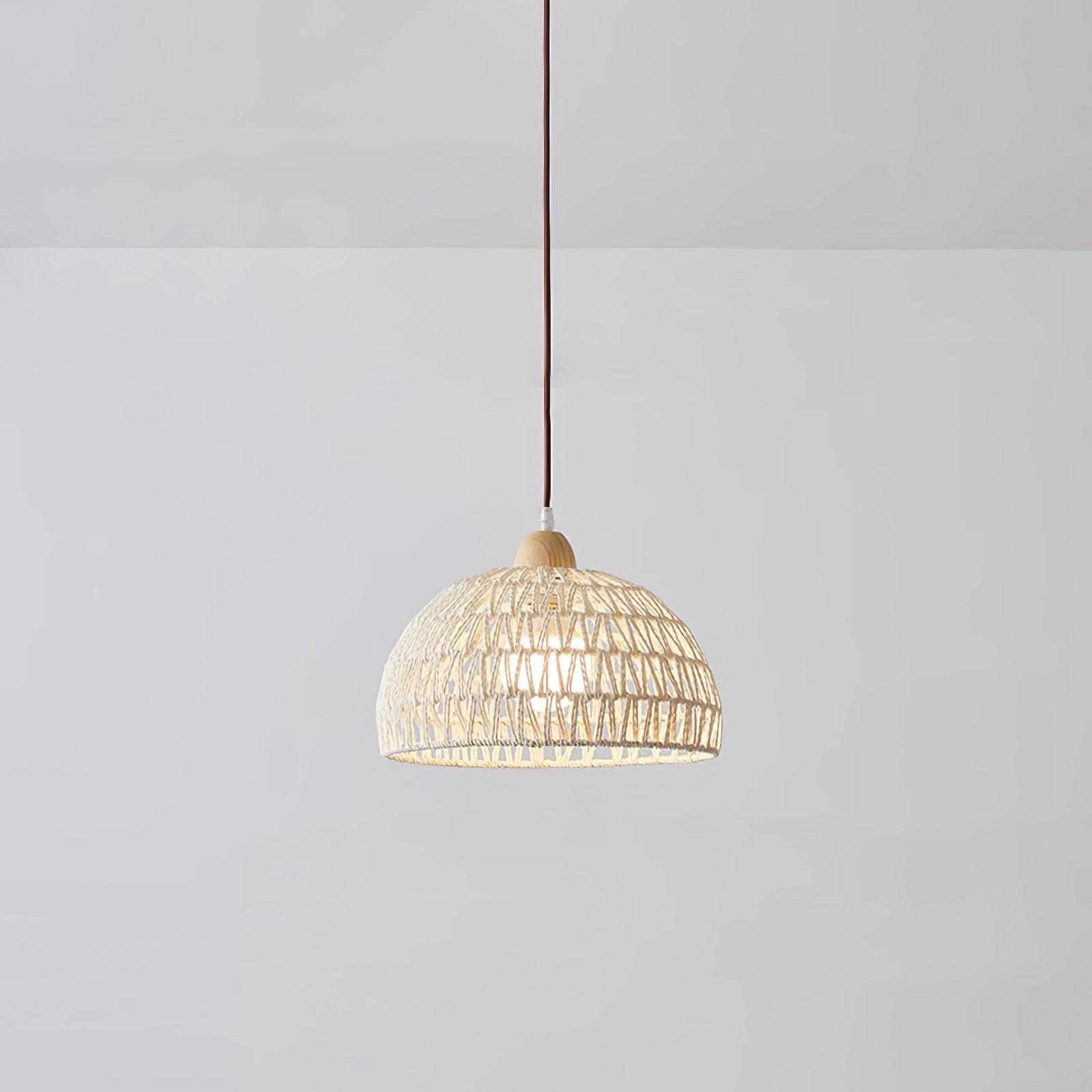 Rattan Arch Pendant Lamp - Lamp Outdoor