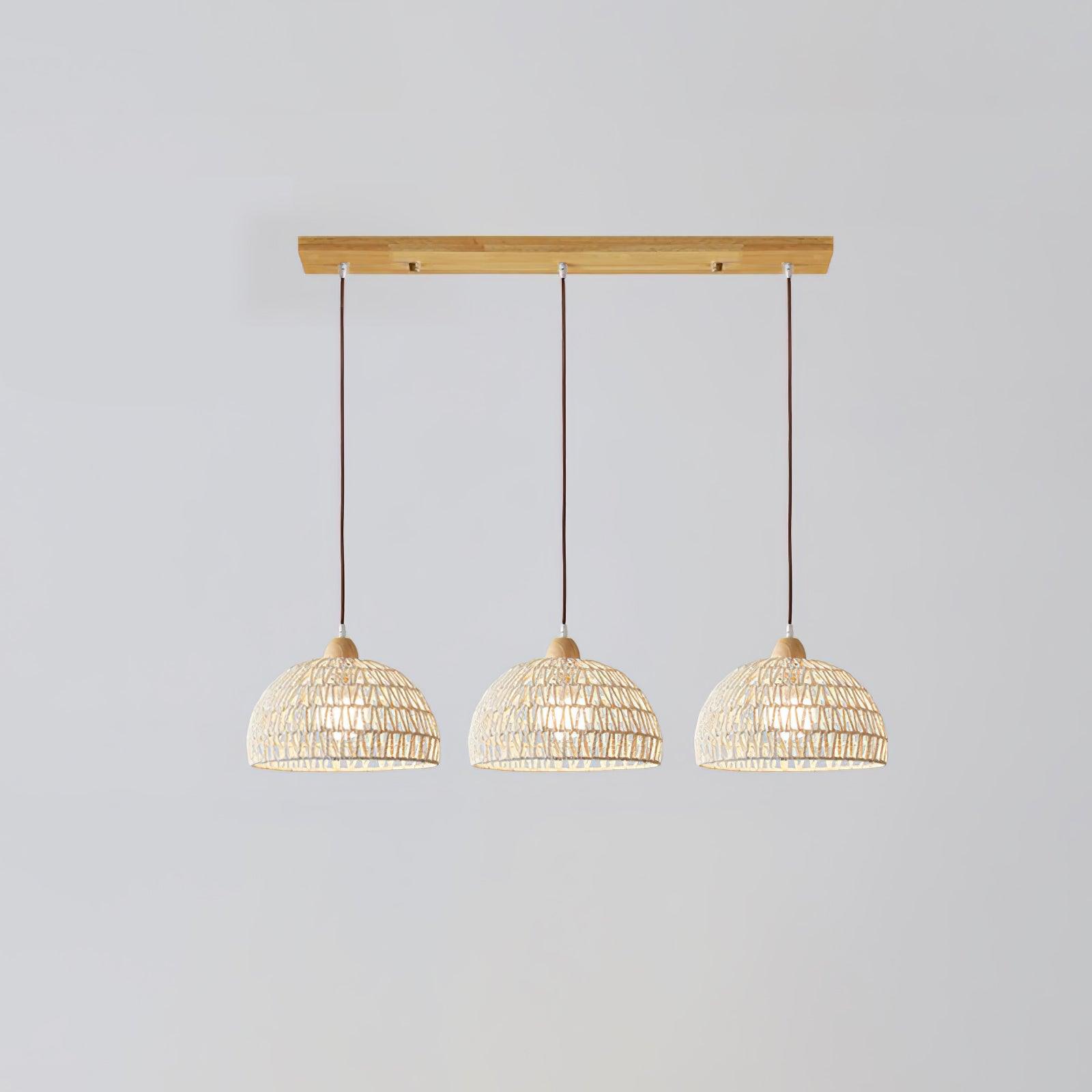 Rattan Arch Pendant Lamp - Lamp Outdoor
