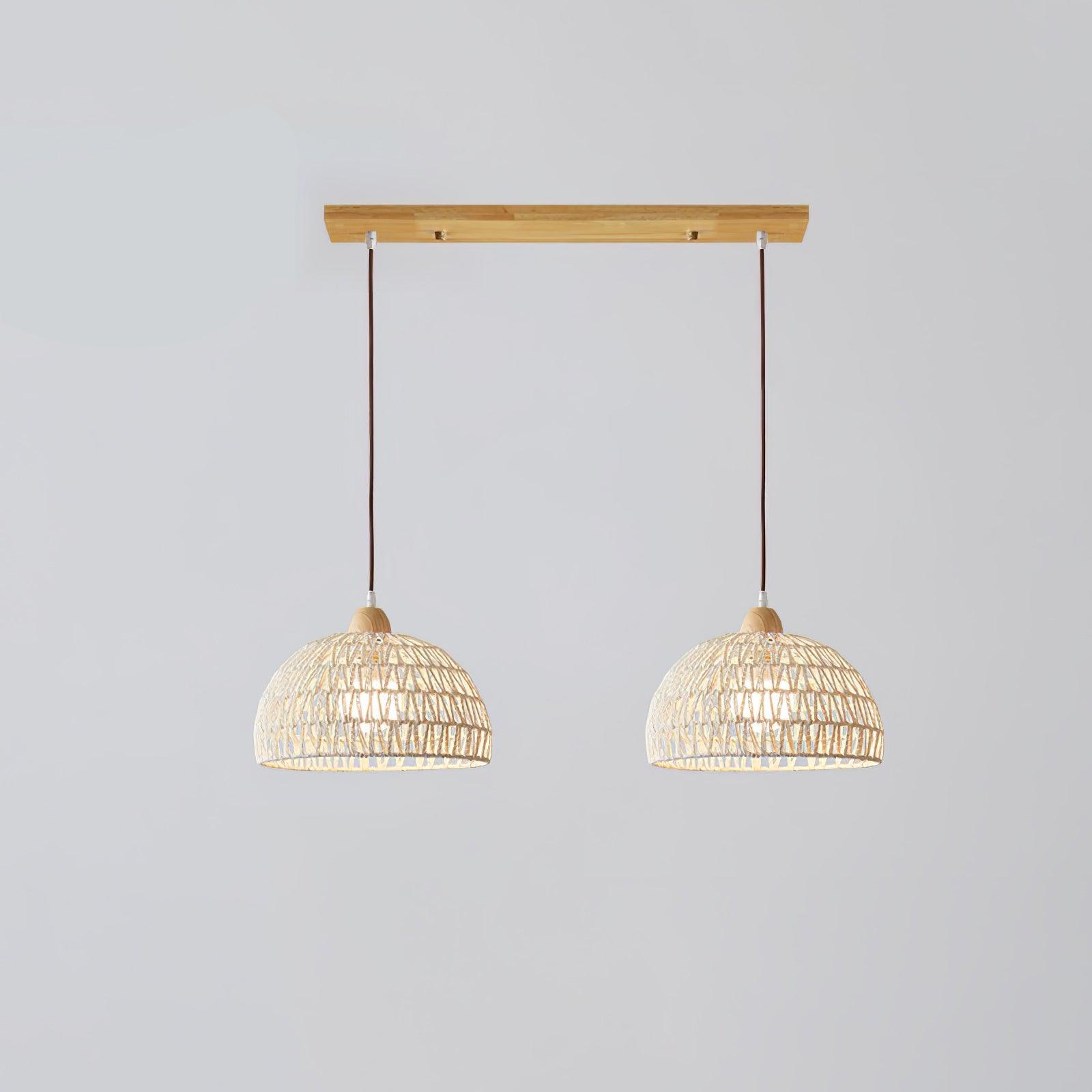 Rattan Arch Pendant Lamp - Lamp Outdoor