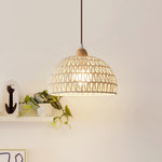 Rattan Arch Pendant Lamp - Lamp Outdoor