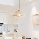 Rattan Arch Pendant Lamp - Lamp Outdoor