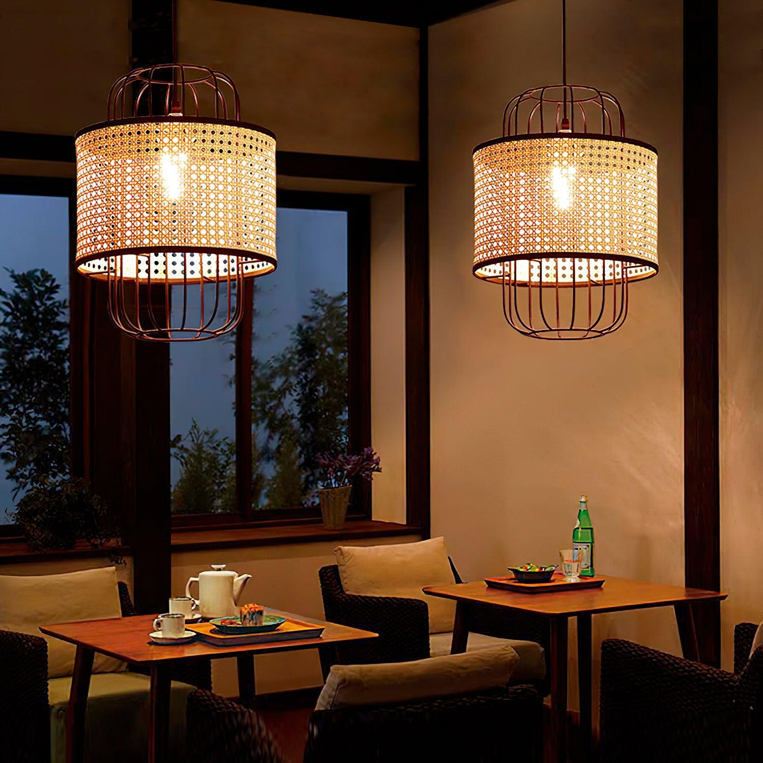 Rattan Aru Pendant Lamp - Lamp Outdoor