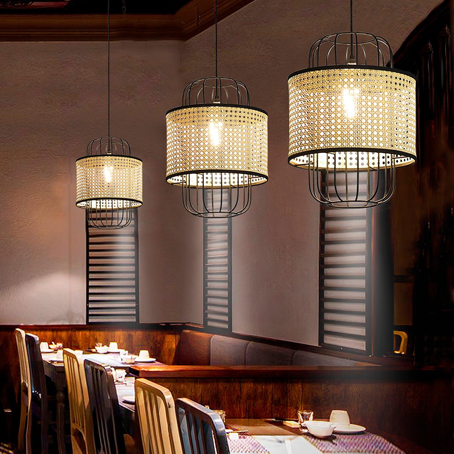 Rattan Aru Pendant Lamp - Lamp Outdoor
