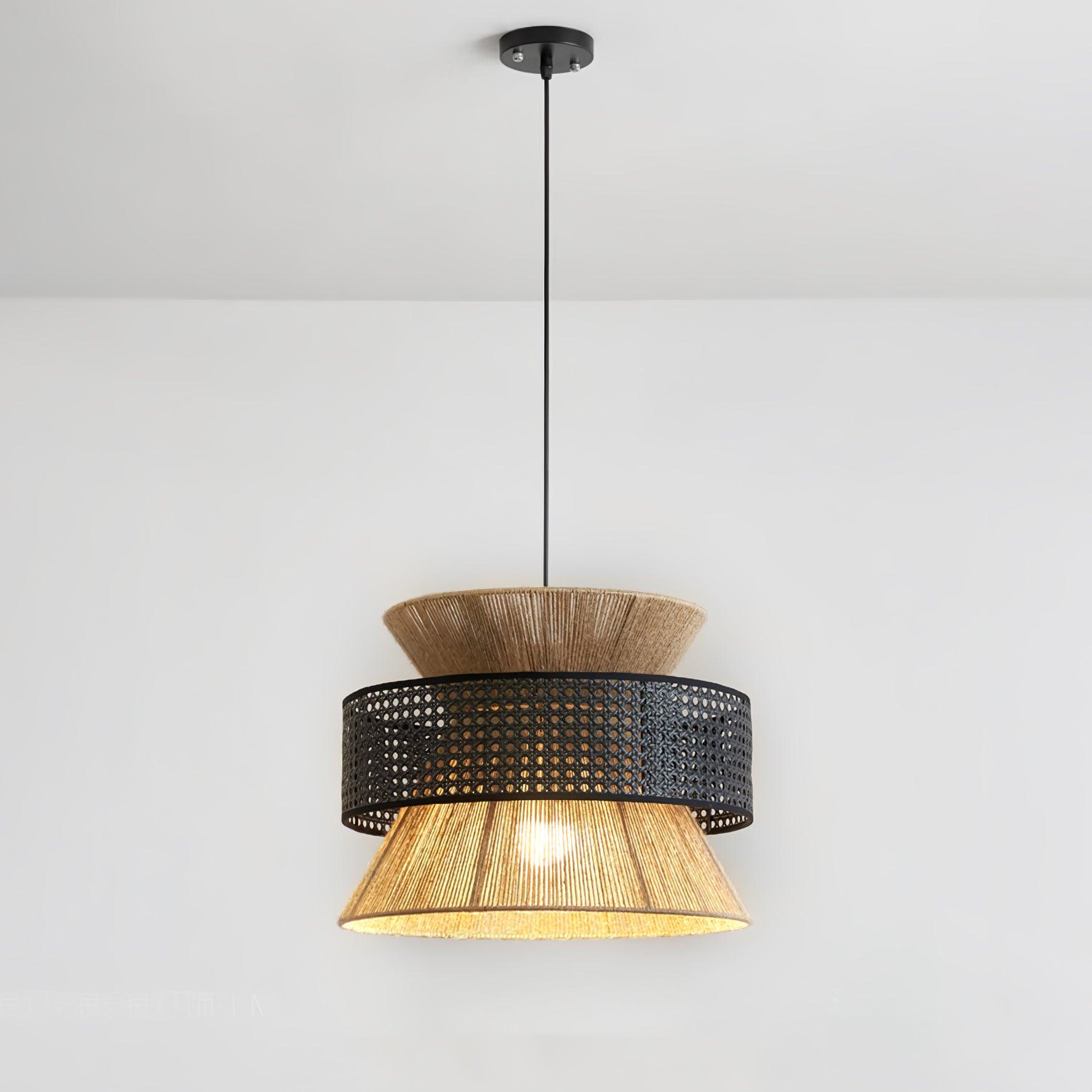 Aria Bohemian Bamboo Pendant Lamp - Lamp Outdoor