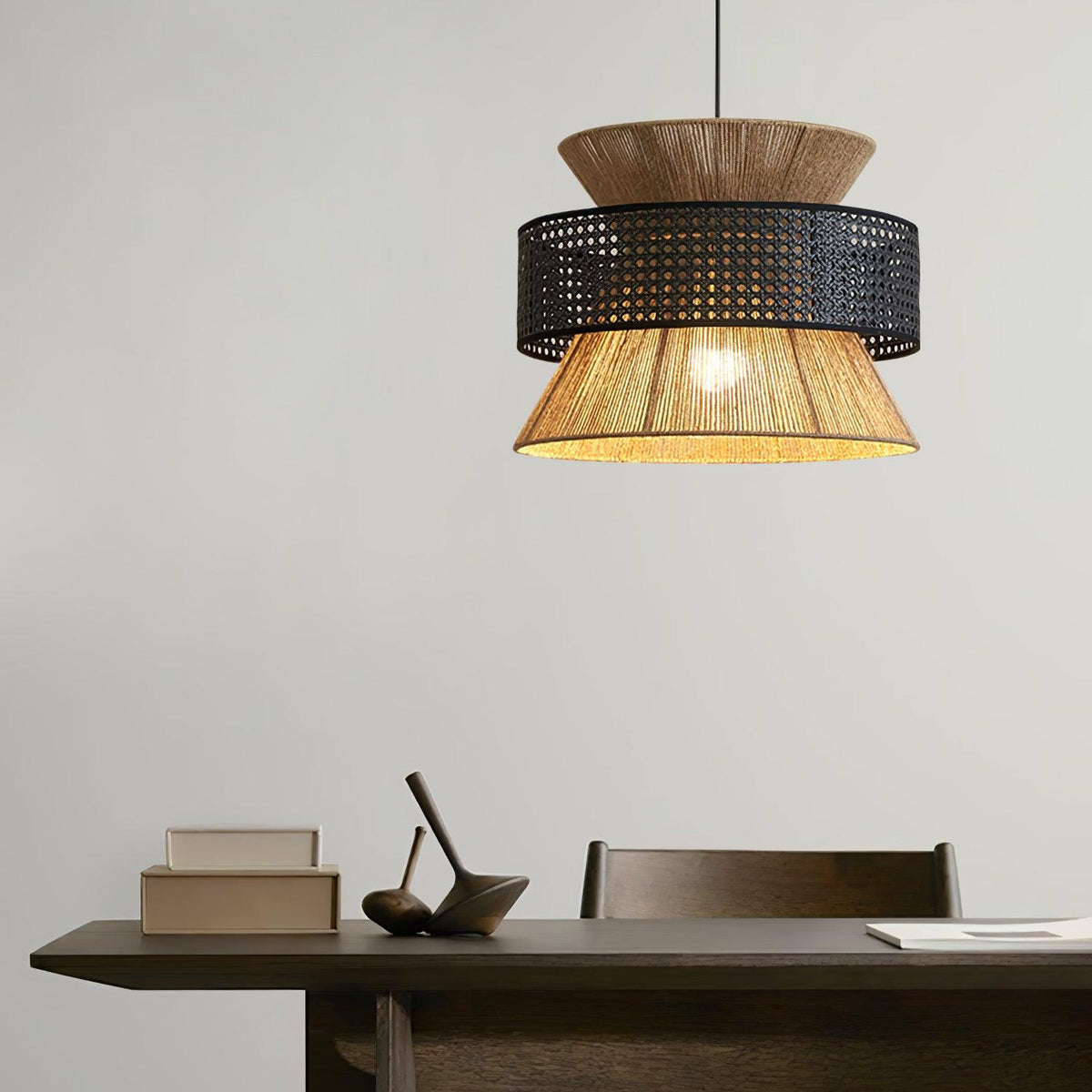 Aria Bohemian Bamboo Pendant Lamp - Lamp Outdoor